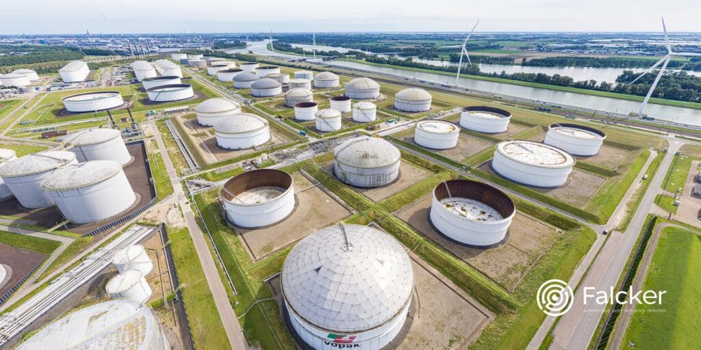 Drone shot Falcker - Tankfarm